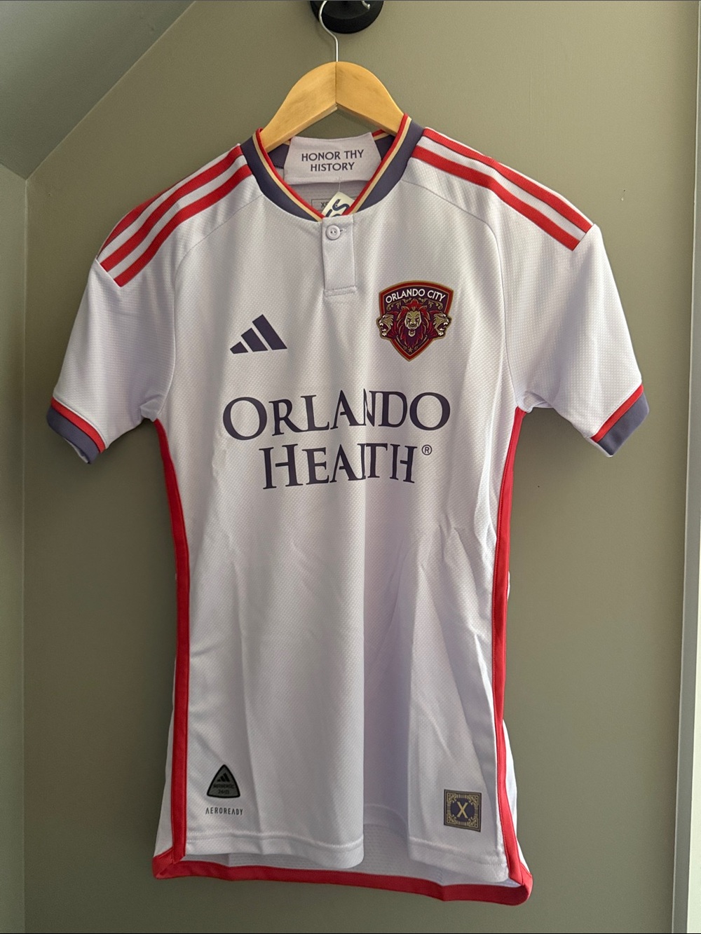 (NEW) Adidas Orlando City SC Authentic Purple Away Kit